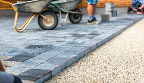 Residential Paver Driveway in Marshall, VA